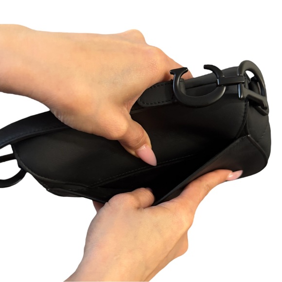 Authentic Christian Dior Mini Matte Saddle Bag - Picture 6 of 12